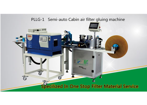 filtre à air semi automatique de cabine de 10pcs/Min Knife Pleating Machine PLLG-2 collant le CE de certificat