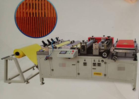 50m/Min Rotary Paper Air Filter plissant la machine 380V 50Hz